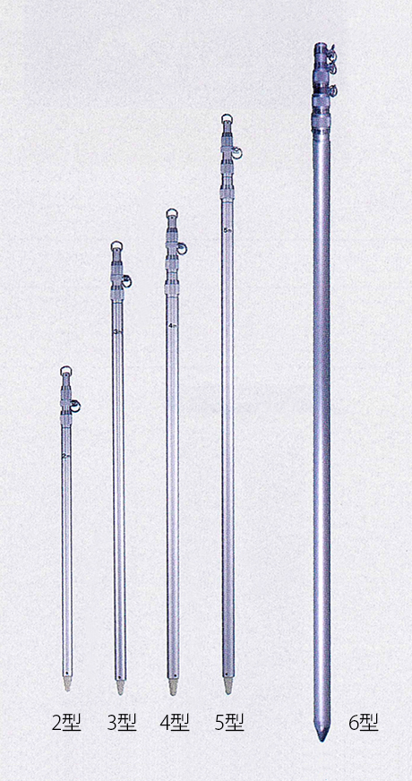 ポール・部材＞冠頭・旗用ポール・手旗棒：アルミポール, 三脚, 手旗棒 ...