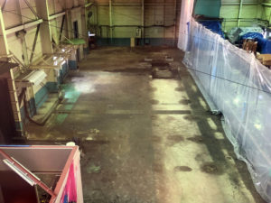 3号機導入に向けての基礎工事